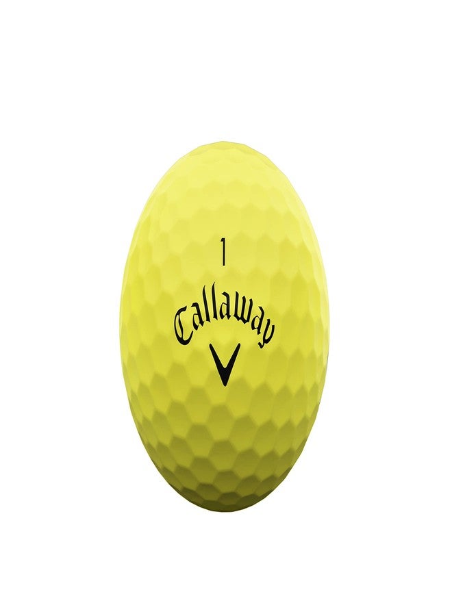 Callaway Golf Supersoft Golf Balls (2023 Version, Yellow) - Image 4