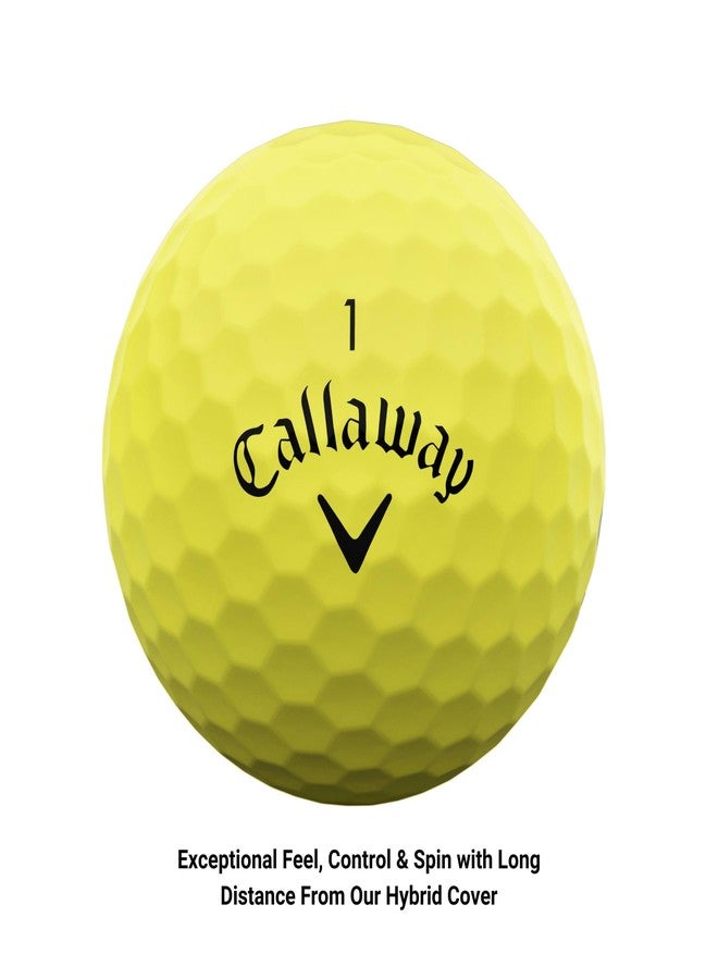Callaway Golf Supersoft Golf Balls (2023 Version, Yellow) - Image 2