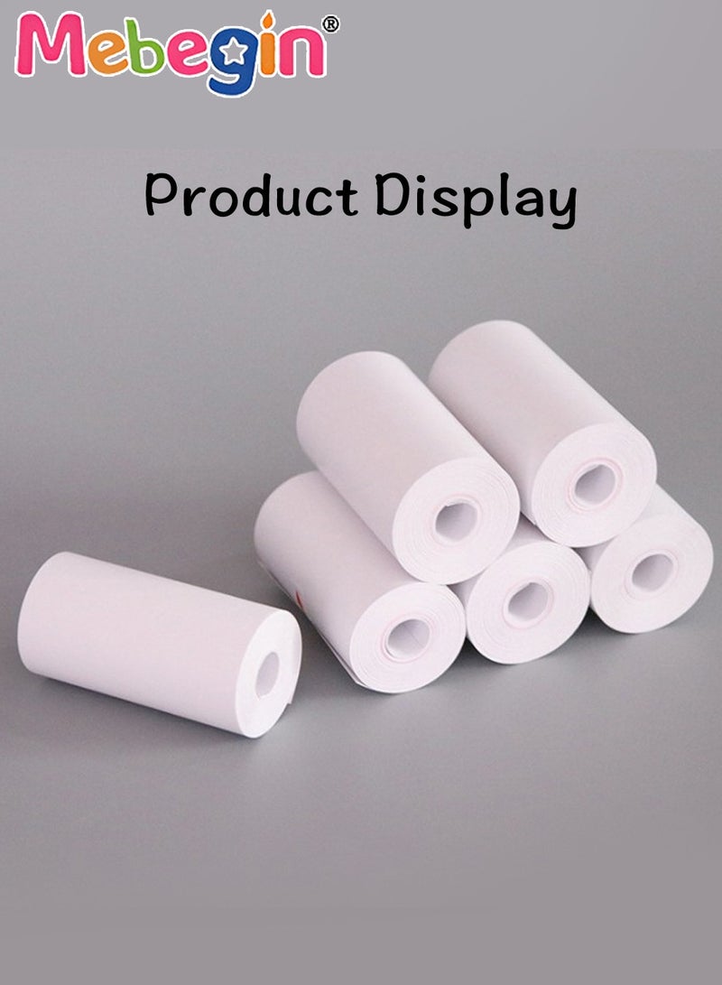 Generic 4 Rolls Kids Camera Print Paper Refill, Kids Instant Print Camera Photo Papers, 57x 25mm Thermal Paper, Compatible with Most Children Instant Print Camera, HD Printing, 2.2Inch, BPA Free  - Image 5