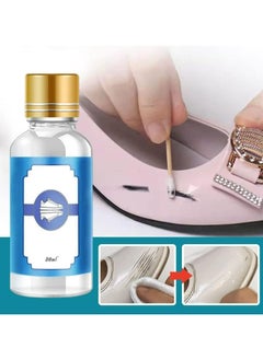 CMGTYYD Shoes Whitening Cleaner, Shoe Edge Scratch Remover, Multifunctional Leather and Handbag Cleaner with Cotton Swabs and Gloves, Restores and Brightens, Refreshed Shoe Cleaner Kit (2 Pcs)  - Image 2