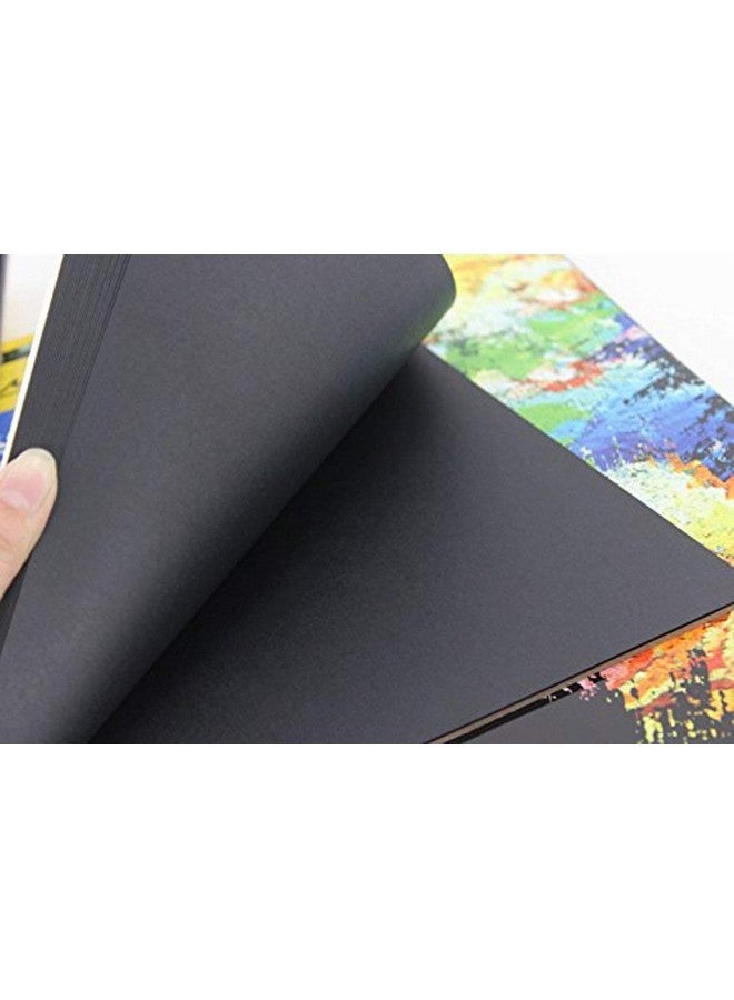 Chrome Hardback Black Paper Artists Sketch Book Drawing Pad. A5 Size. 25 Pages. 140 GSM - Image 5