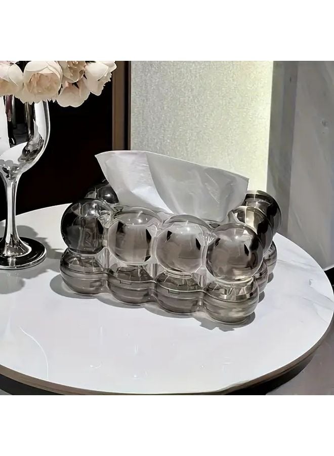 Transparent Creative Tissue Storage Box Home Decor Bathroom Organizer Durable Plastic - Image 5