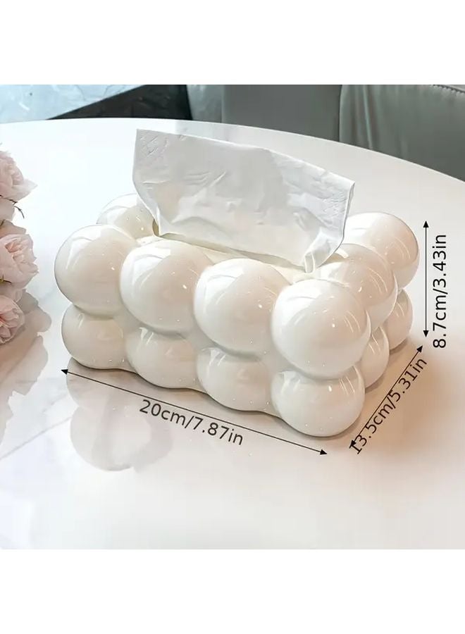 Transparent Creative Tissue Storage Box Home Decor Bathroom Organizer Durable Plastic - Image 3