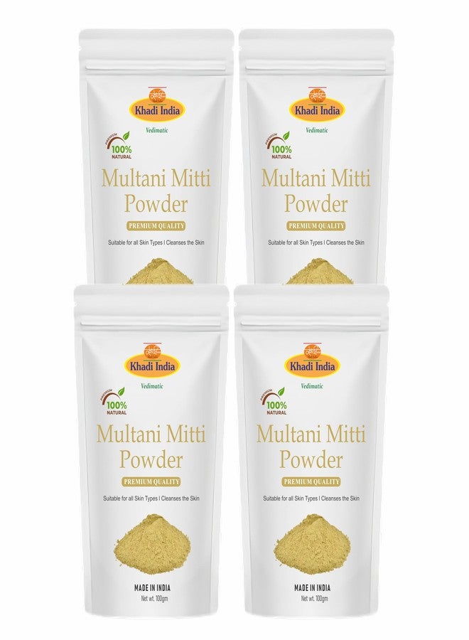 Vedimatic Khadi 100% Organic Pure Multani Mitti Powder (Fullers Earth) (400g) - Image 1