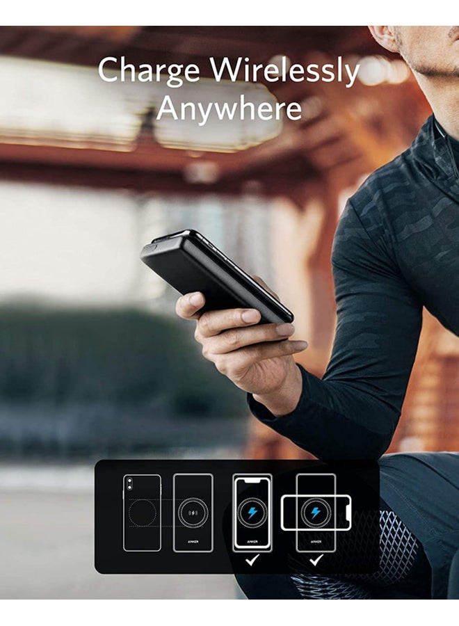 شاحن محمول لاسلكي باور كور III 10K سعة 10000 مللي أمبير في الساعة مصدق بمعيار Qi  بشحن لاسلكي بقدرة 10 وات وشحن سريع بمنفذ USB-C بقدرة 18 وات لهاتف آيفون 12، برو، برو ماكس، 11، برو، آي باد - Image 3