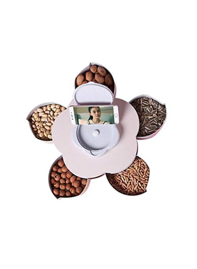Flower Petal Candy Storage Box Pink/White - Image 5