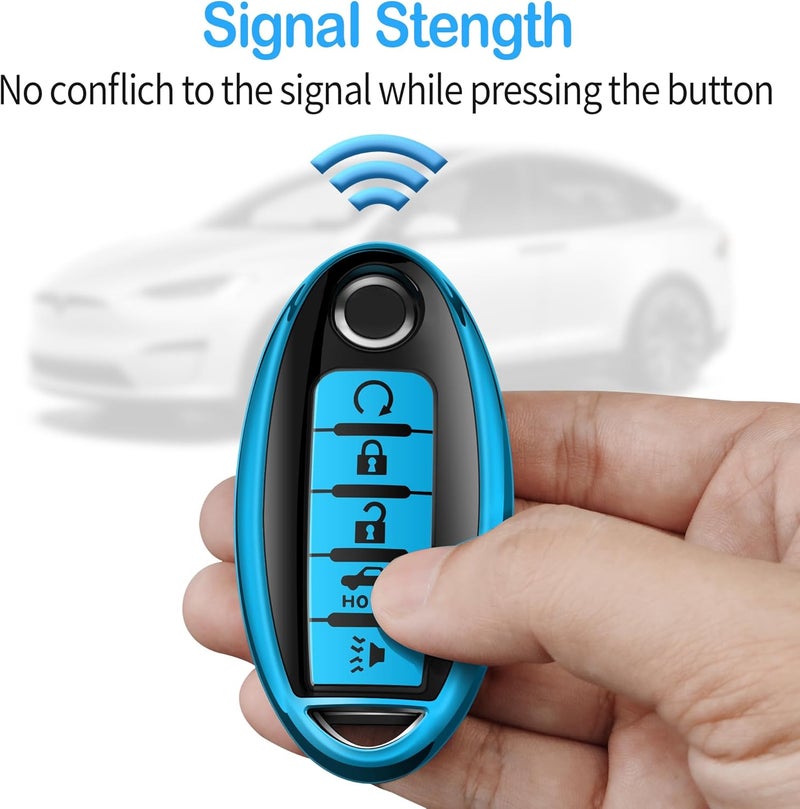 Tukellen Soft TPU Key Fob Cover for Nissan - Image 5