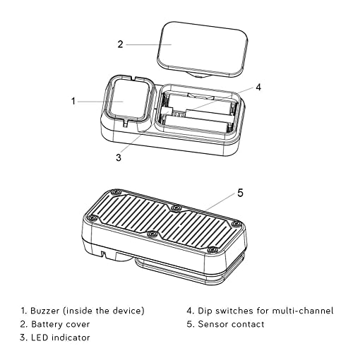 Ecowitt WH55 Wireless Water Leak Detection Sensor with Loud Audio Alarm - Image 4