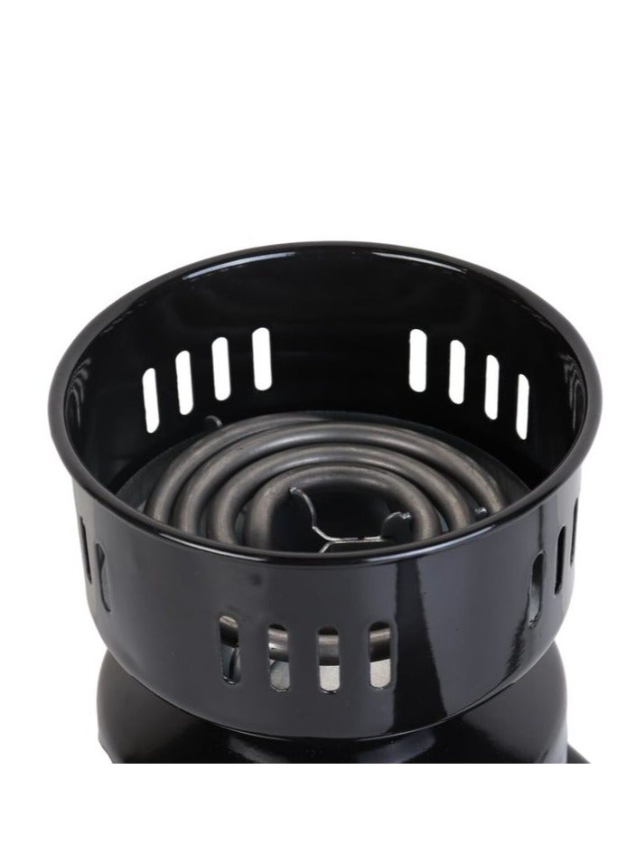 Stainless Steel Electric Charcoal Burner and Lighter Black 500W