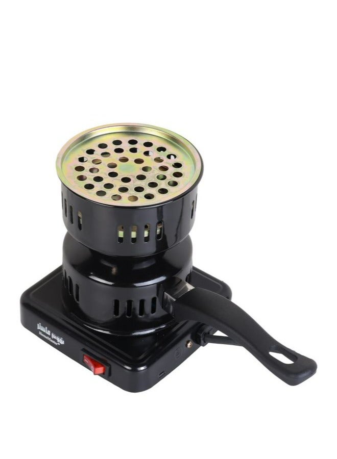 Stainless Steel Electric Charcoal Burner and Lighter Black 500W