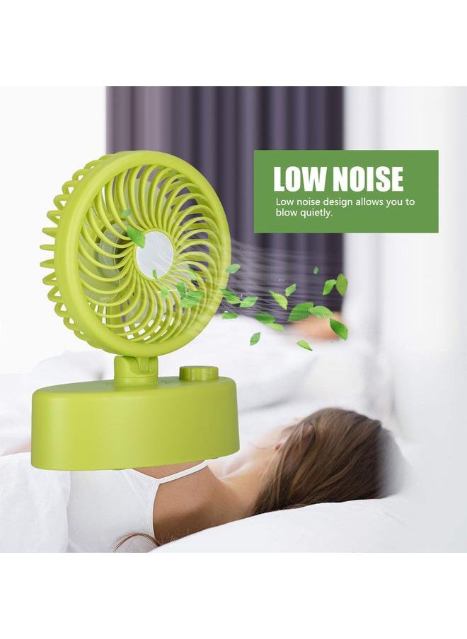 Thoraya Strong Wind Oscillating Fan Indicator Light Stepless Wind Adjustment Rotary Fan Cooling - Green  - Image 2