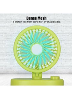 Thoraya Strong Wind Oscillating Fan Indicator Light Stepless Wind Adjustment Rotary Fan Cooling - Green  - Image 3