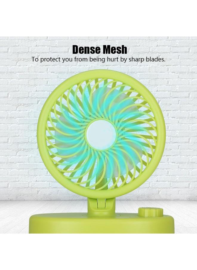 Thoraya Strong Wind Oscillating Fan Indicator Light Stepless Wind Adjustment Rotary Fan Cooling - Green  - Image 3