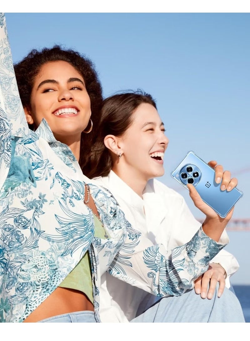 TIGER OnePlus 12R 2024 Clear Case Cover | Liquid Gel Rubber Bumper Protection Case with Hard Shell | Shockproof Protective Cover for OnePlus 12R 5G 2024 | Transparent, Durable & Impact Resistant - Image 5