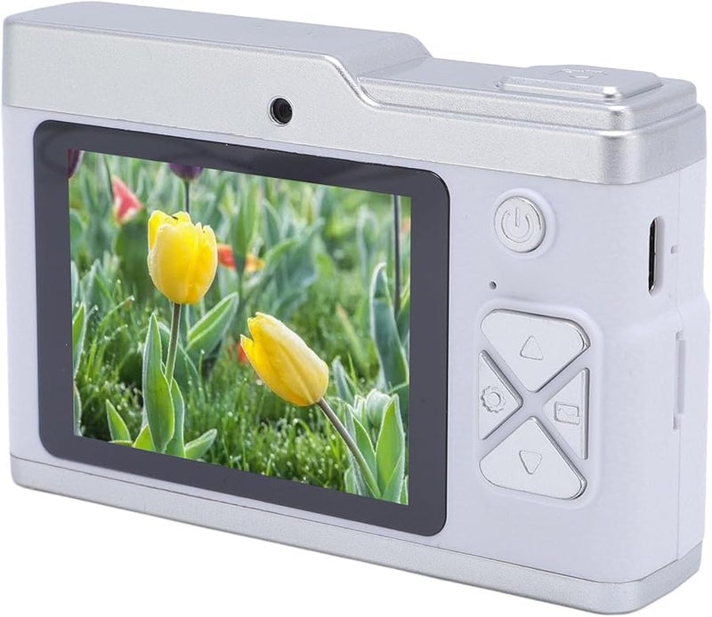 White 48MP Digital Camera 8X Zoom Anti Shake 2 4 Inch Screen Portable Travel Camera Supports 64GB Card - Image 4