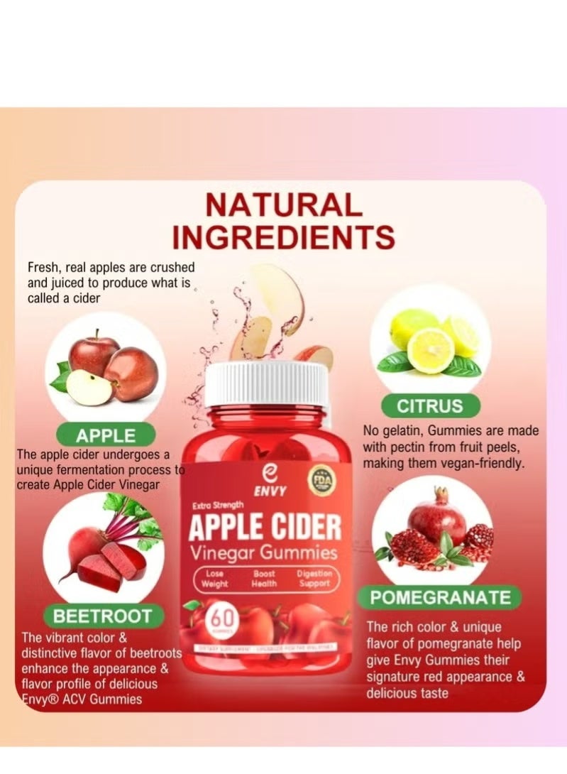 إنفي علكة خل التفاح 60 كبسولة - Image 2