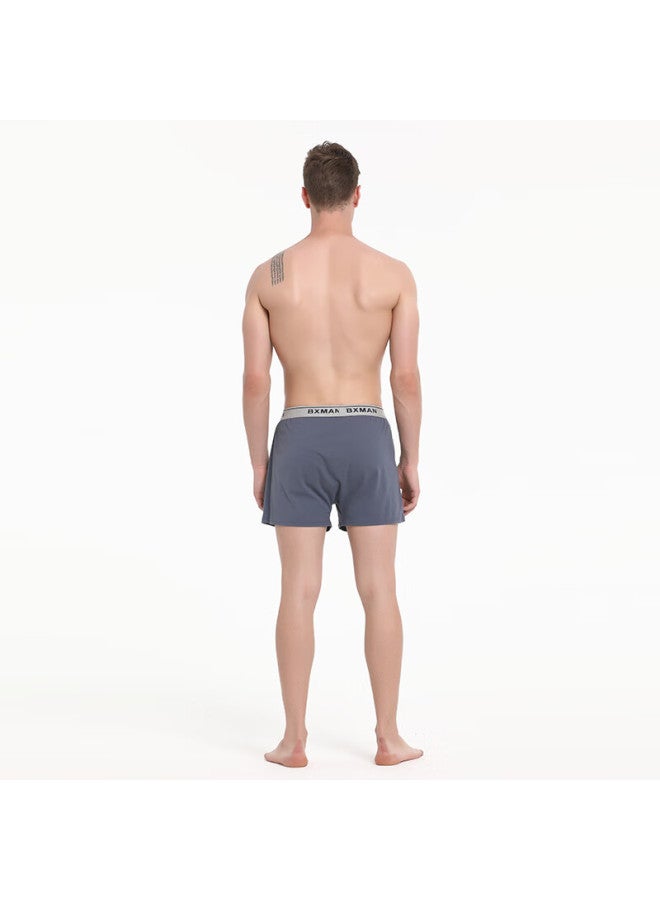 Bxman Pure Cotton Loose Men's Boxer Briefs Knitted Stretch Plus Size 2-pack Ek0203 Xxl - Image 4