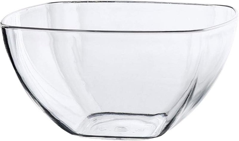 DOITOOL 1pc Acrylic Square Salad Bowl Capacity Food Serving Bowl for Vegetables Fruits and Salads Stylish Transparent Design Easy to Clean for Daily Use - Image 1