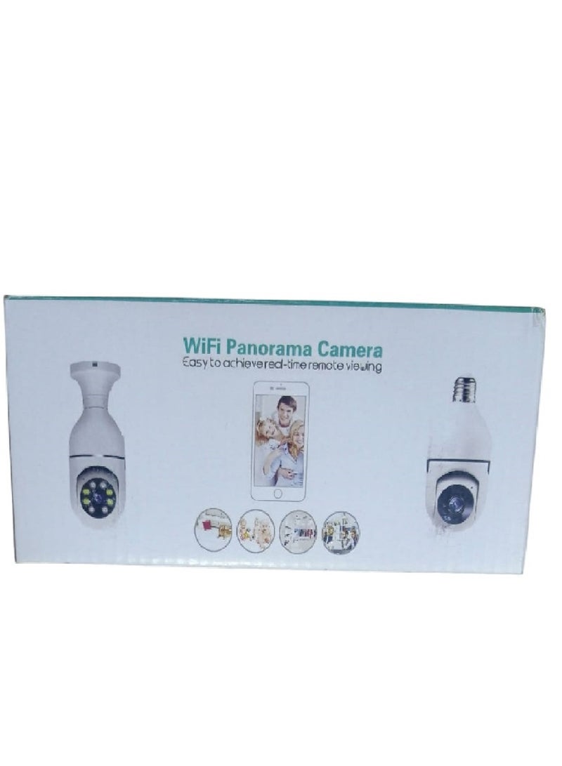 Generic Wireless 360-degree surveillance camera with two-way audio output. Connects to your mobile phone for monitoring from anywhere. - Image 2