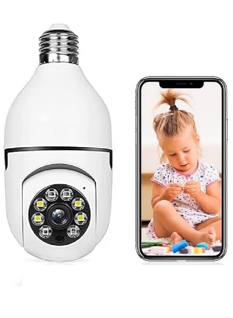 Generic Wireless 360-degree surveillance camera with two-way audio output. Connects to your mobile phone for monitoring from anywhere. - Image 1