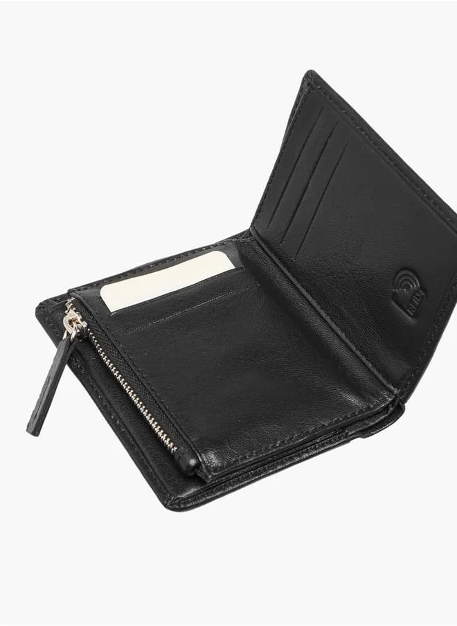 LBL by Shoexpress Men Panelled Bi-Fold Wallet