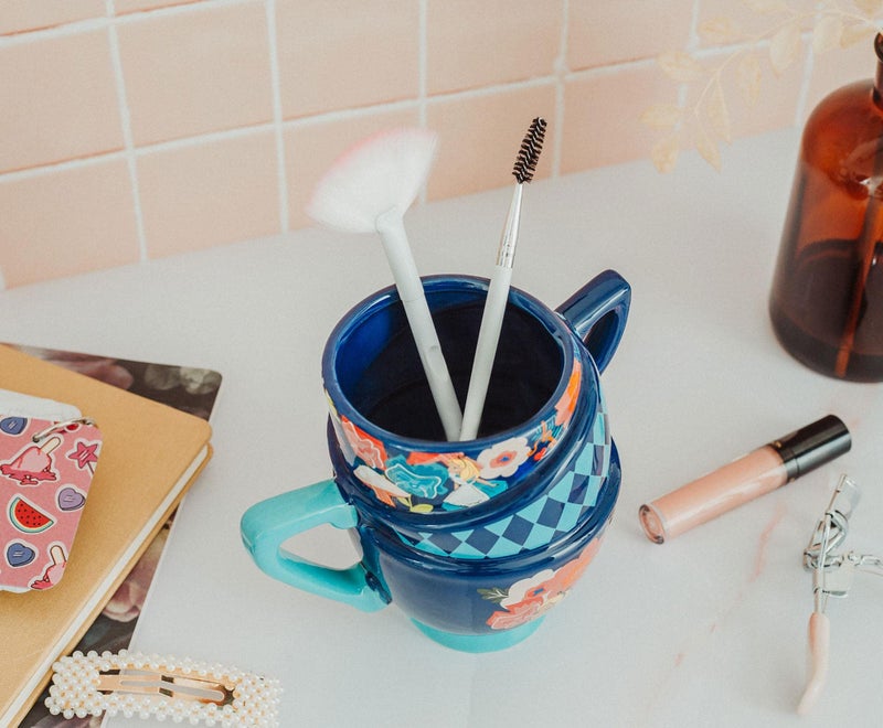 Silver Buffalo Alice In Wonderland Disney Stacked Teacups Sculpted Ceramic Mug | Large Coffee Cup For Espresso, Caffeine, Beverages, Home & Kitchen Essentials | Cute Mad Hatter Gifts | Holds 20 Ounces - Image 5