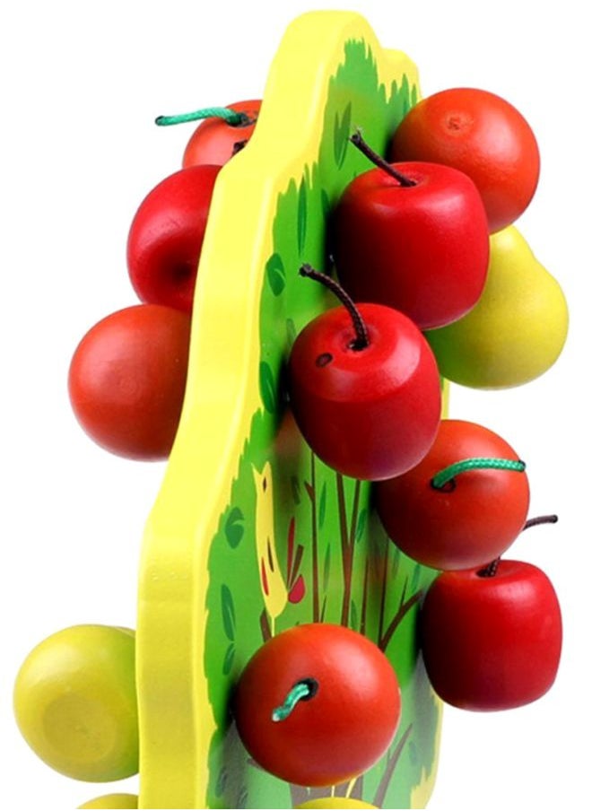 Loquat Diy Wooden Apple Tree Toy 10x10x10centimeter  - Image 5