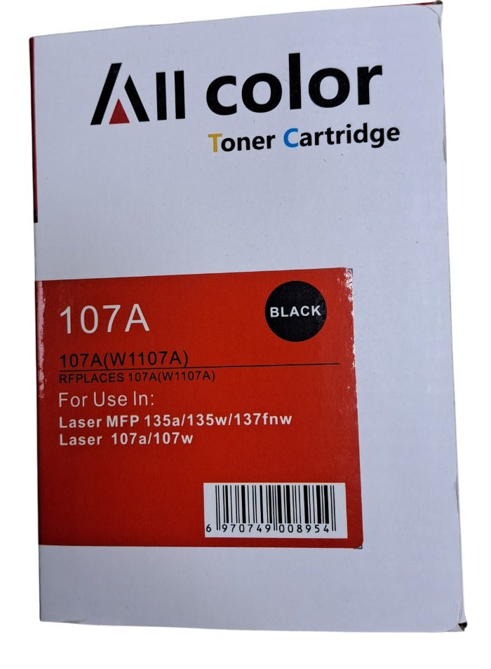 اول كلور خرطوشة حبر متوافقة QP W1107A 107A لطابعة HP LaserJet 107a MFP 135a 135w 137fnw 107w 107 w1107 1107a بديلة عالية الجودة للمكتب. - Image 2