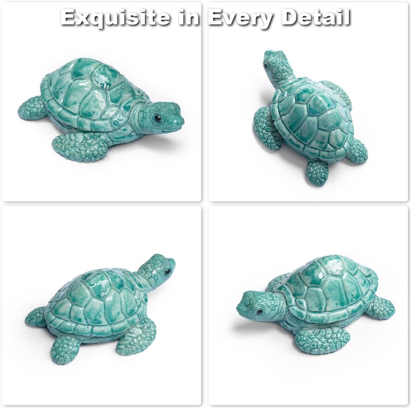 YLOVAN Turtle Toilet Bolt Covers Decorative Toilet Knob Covers for Bottom of Toilet, Toilet Screw Cover Caps Sea Turtle Toilet Bolt Caps Coastal Decor Home Beach House Decor Bathroom, Easy to Install 2pcs - Image 5