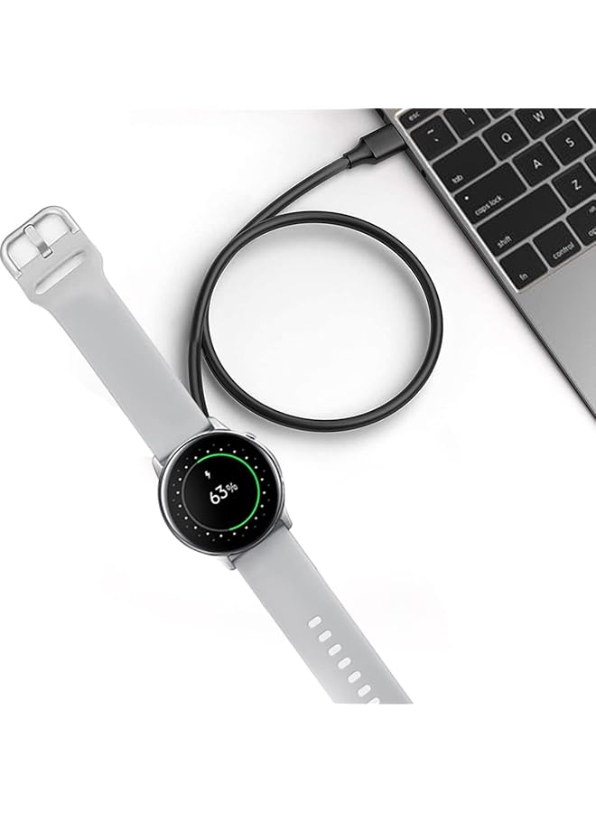 erorex Charging Cable Compatible With Samsung Galaxy Watch 6 5 4 40Mm 44Mm Watch 6 Classic 43Mm 47Mm Watch 5 Pro Active 2 1 Watch4 Classic Watch 3 Usb A  - Image 5