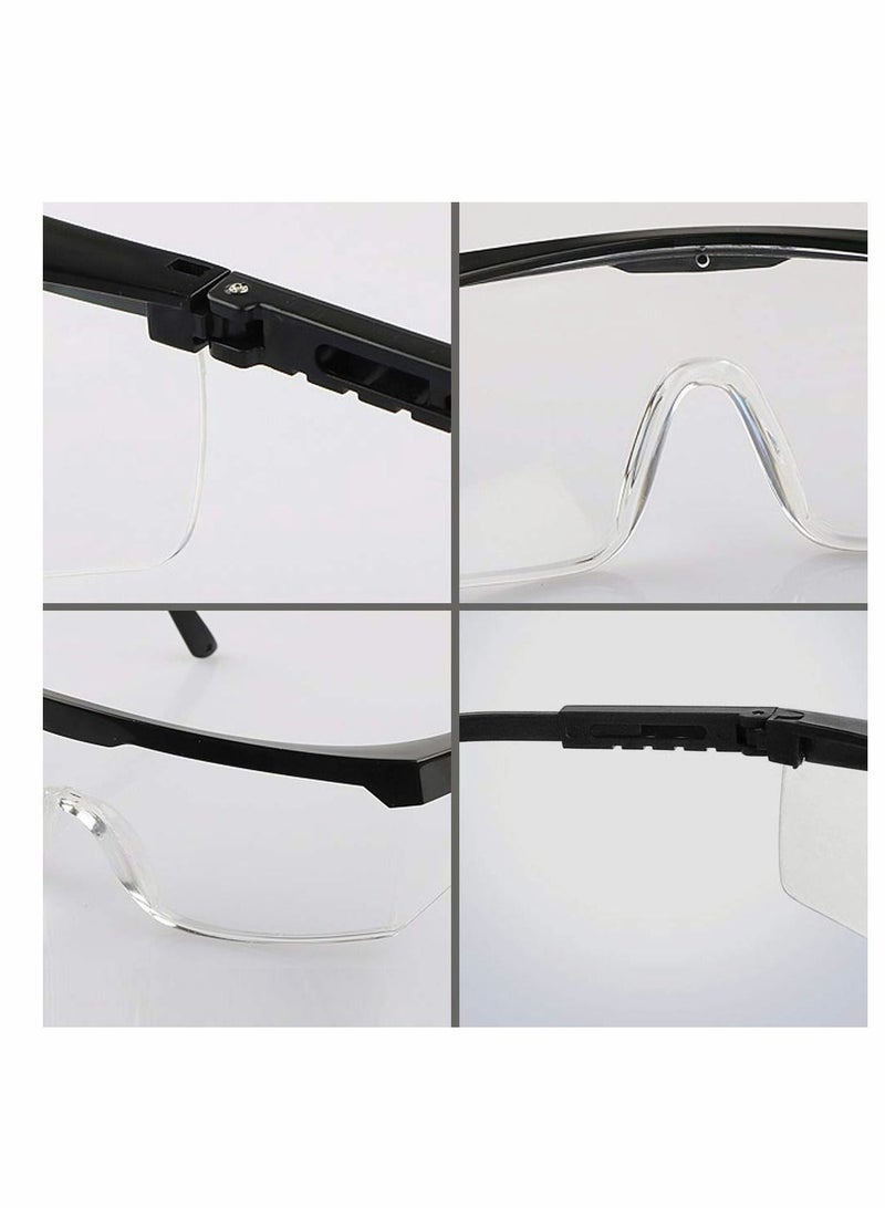 Excefore Safety Goggles, 5PCS Adjustable Wide-Vision Protective Glasses, Lightweight Fog-Proof Safety Goggles  - Image 5