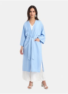 Carina Blue Open Front Kimono  - Image 1