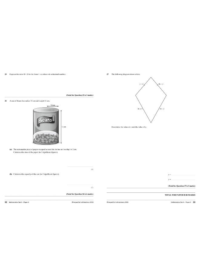 Edexcel GCSE 9-1 Maths Foundation Practice Papers: Ideal for the 2025 and 2026 exams  - Image 5
