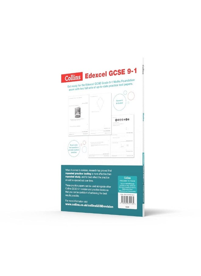 Edexcel GCSE 9-1 Maths Foundation Practice Papers: Ideal for the 2025 and 2026 exams
