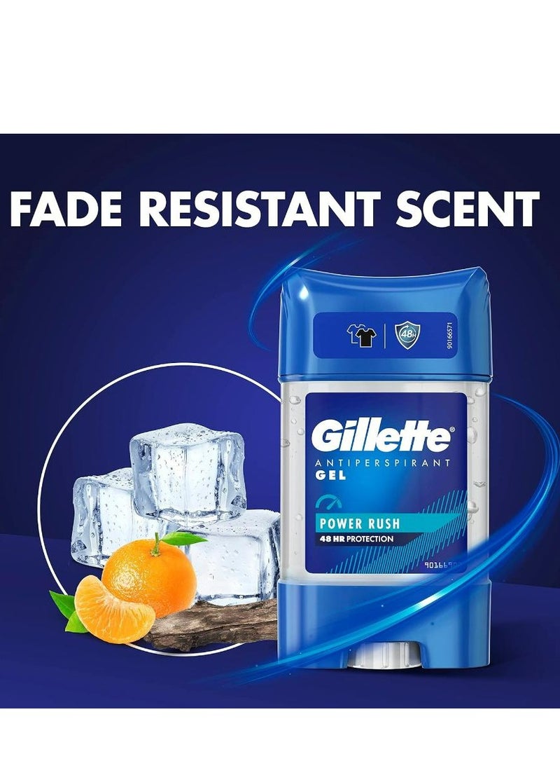 Antiperspirant Power Rush Gel 70 ML