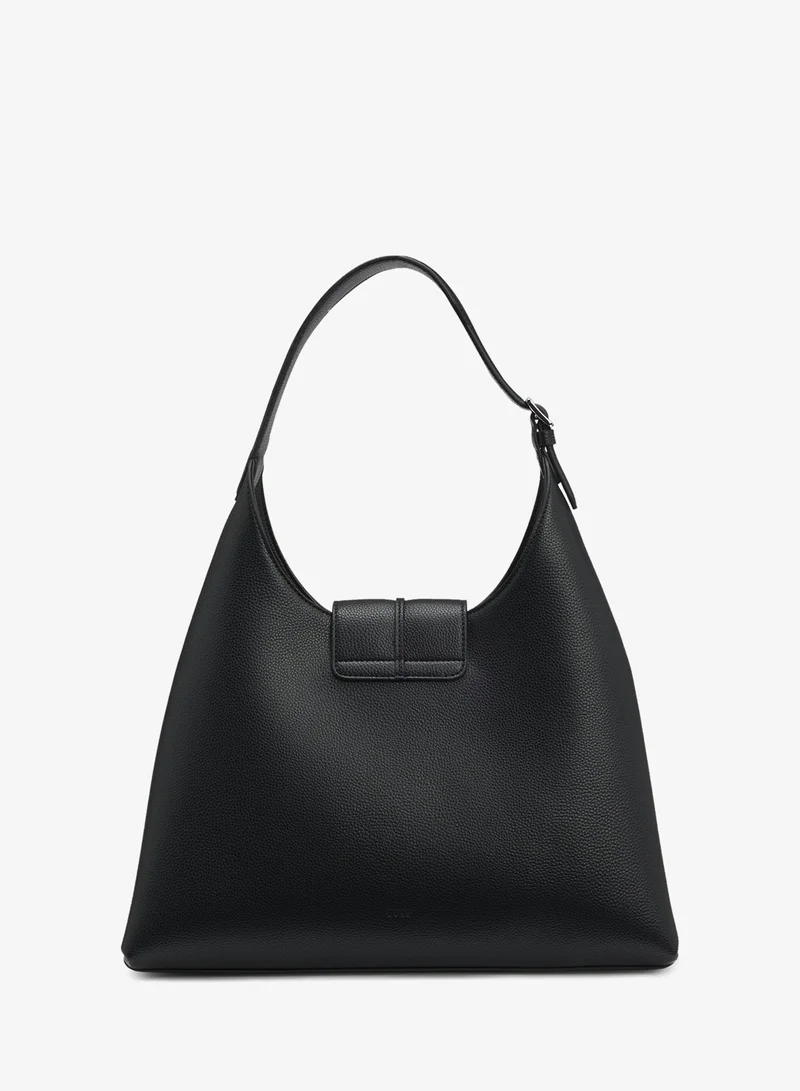 BOSS Black Grained hobo bag with Double B monogram for Women | Best Price UAE