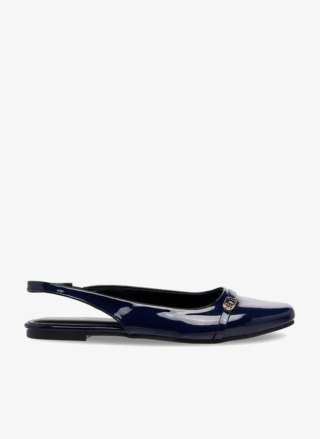Celeste Women Metal Accent Slingback Sandals