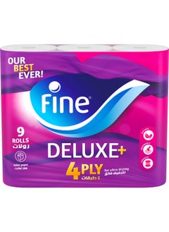 Deluxe Toilet Paper 140 Sheets 4 Ply
