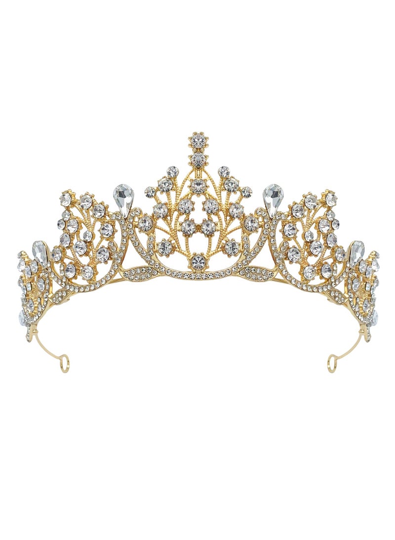 Crystal Crown Birthday Princess Crown Party Dance Wedding Hair Accessories Diamond headband Crown - Image 1