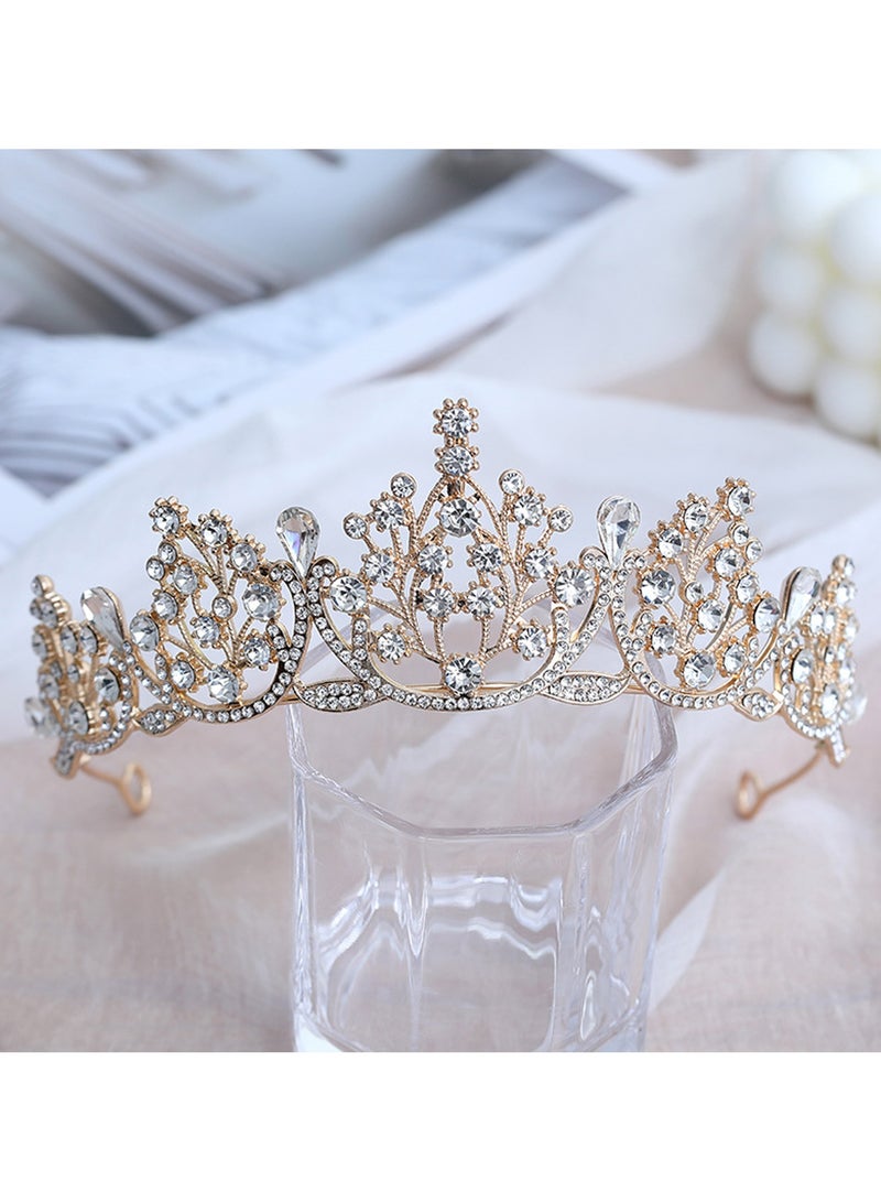 Crystal Crown Birthday Princess Crown Party Dance Wedding Hair Accessories Diamond headband Crown - Image 3