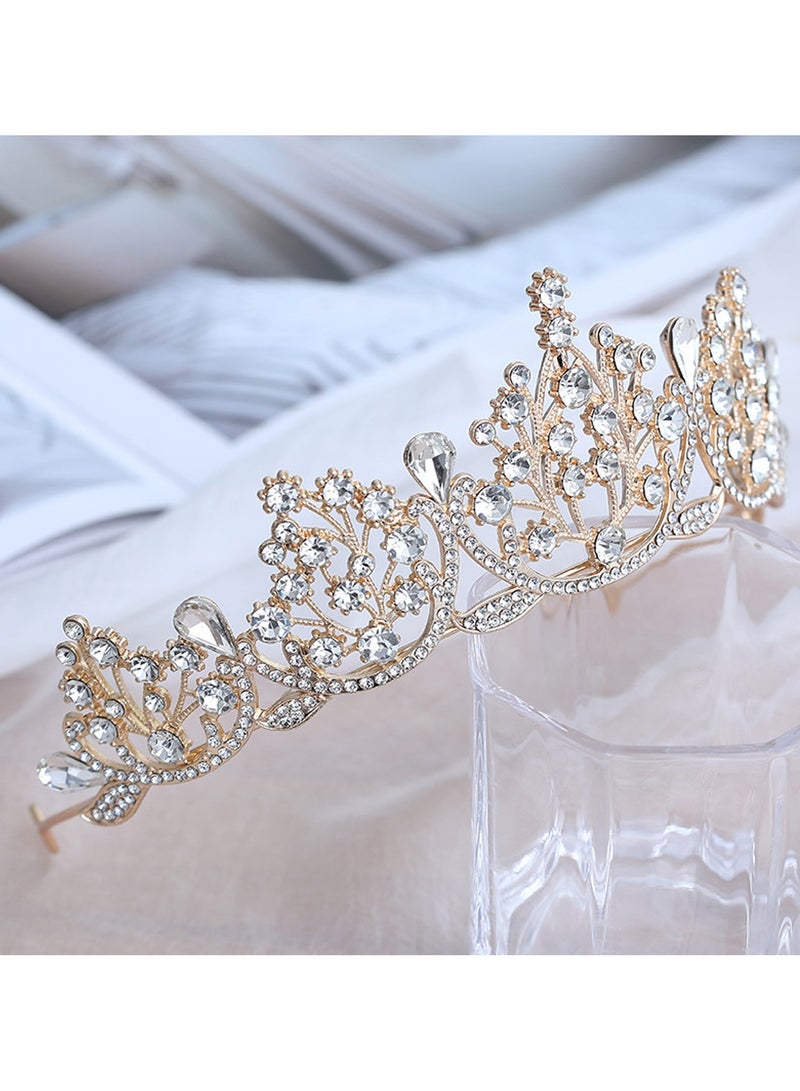 Crystal Crown Birthday Princess Crown Party Dance Wedding Hair Accessories Diamond headband Crown - Image 4