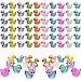 Cidinge 60 Pcs Mini Resin Ducks Luminous Tiny Ducks Miniature Duck Glow in The Dark for DIY Garden Dollhouse Duck Accessories Micro Landscape Aquarium Party Decor - Image 2