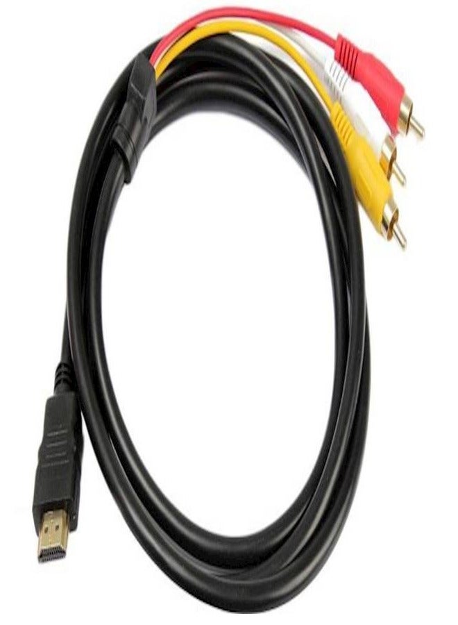 HDMI Male To 3 RCA Video Audio Converter Cable  - Image 4