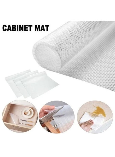 Transparent Silicone Drawer Roll for Kitchen Drawer or Wardrobe and Drawer Washable Non-Drinking Oil Free 300*45cm
