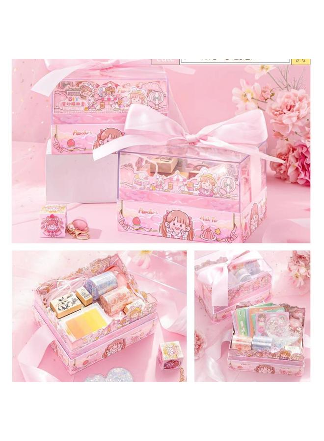 Bluejw Lac Diy Cream Glue Small Disc Sticker Suit Girl Children's Toy Goo-ka Plate Full Set Of Hand Account Kit - Image 1