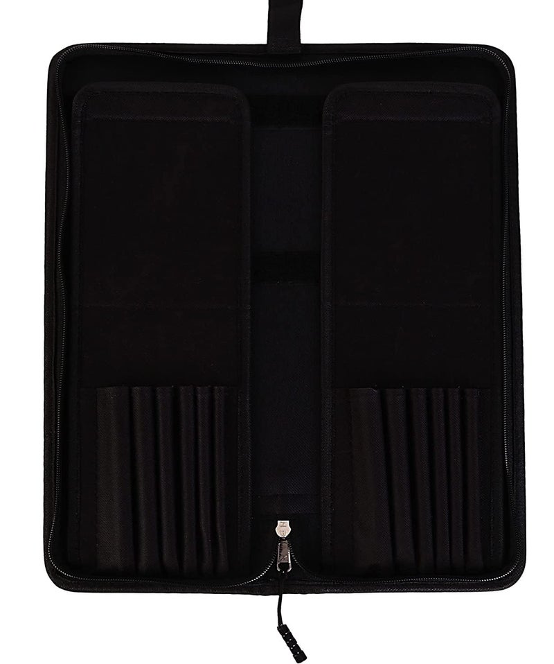 worison Pop Up Paint Brush Holder, Black Organizer for 12 Paint Brushes - Art Storage Case for Acrylic, Oil And Watercolor Paintbrushes - Image 1