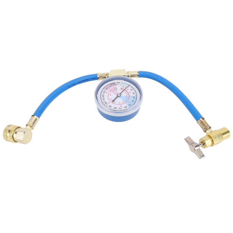 AC Refrigerant Recharge Hose Kit with Gauge 1/2in Can Tap Dispensing Valve R134A Quick Coupler for Car AC Air Conditioning Refrigerant - Image 5