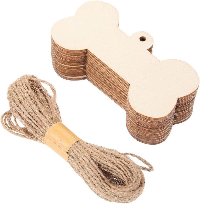 Surface safe KALLORY 30pcs DIY Wooden Dog Bone Cutouts Decorative Blank Tags Craft Wood Adornments for Pet Accessories and Wrapping Care processed raw material Light & sturdy Elegant practical design Demand fit global economical quality Sand resistant Natural material All governorates deliver Lightweight Experience optimized build Multiple design variants Space saving design picks Salt mist resistant Repeated detach compatible build All-in-one local deliver plan Global production standard crafted Natural tone color options Anti topple design Practical experience crafted Pop-area nearby warehouse Budget friendly premium quality Systematic nationwide ship All space matching look Integrated warehouse solution Easy store & transit build - Image 1