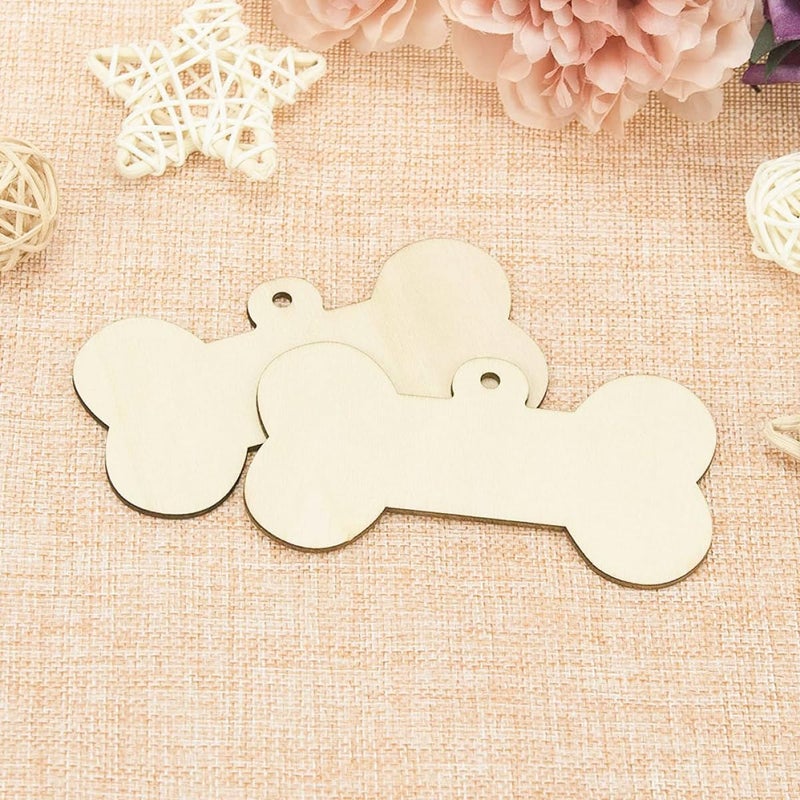 Surface safe KALLORY 30pcs DIY Wooden Dog Bone Cutouts Decorative Blank Tags Craft Wood Adornments for Pet Accessories and Wrapping Care processed raw material Light & sturdy Elegant practical design Demand fit global economical quality Sand resistant Natural material All governorates deliver Lightweight Experience optimized build Multiple design variants Space saving design picks Salt mist resistant Repeated detach compatible build All-in-one local deliver plan Global production standard crafted Natural tone color options Anti topple design Practical experience crafted Pop-area nearby warehouse Budget friendly premium quality Systematic nationwide ship All space matching look Integrated warehouse solution Easy store & transit build - Image 5