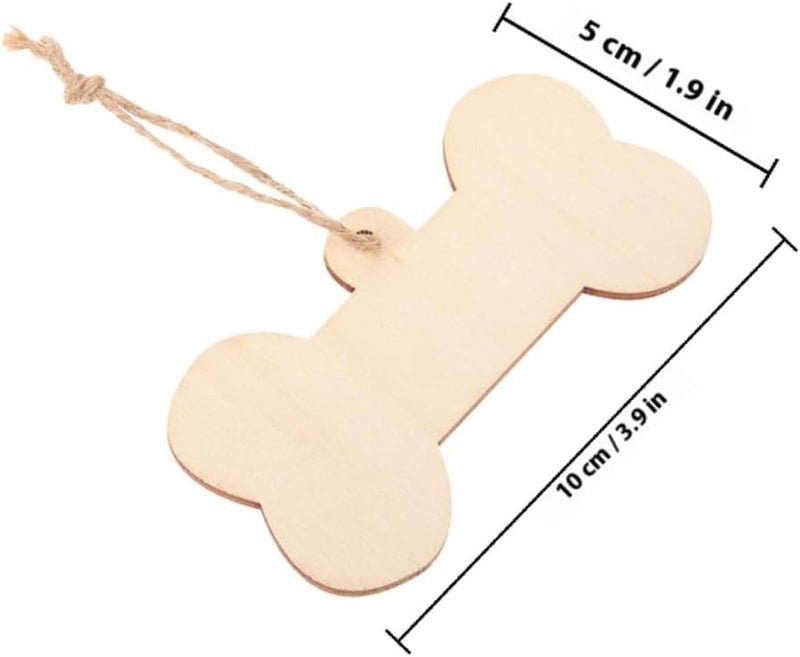 Surface safe KALLORY 30pcs DIY Wooden Dog Bone Cutouts Decorative Blank Tags Craft Wood Adornments for Pet Accessories and Wrapping Care processed raw material Light & sturdy Elegant practical design Demand fit global economical quality Sand resistant Natural material All governorates deliver Lightweight Experience optimized build Multiple design variants Space saving design picks Salt mist resistant Repeated detach compatible build All-in-one local deliver plan Global production standard crafted Natural tone color options Anti topple design Practical experience crafted Pop-area nearby warehouse Budget friendly premium quality Systematic nationwide ship All space matching look Integrated warehouse solution Easy store & transit build - Image 2